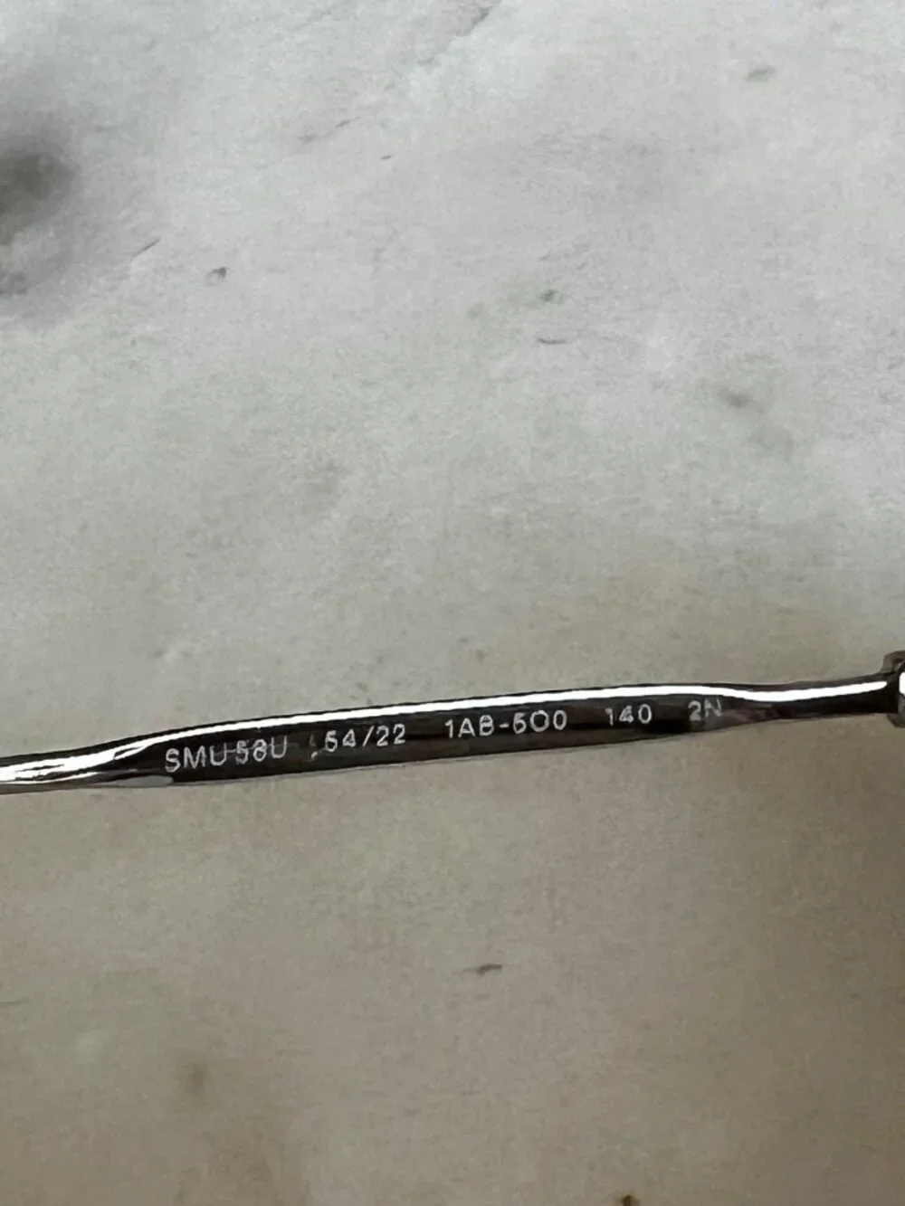 Miu Miu CORE COLLECTION MU58US Oval Sunglasses | 1344R2-OPAL AZURE - Picture 9 of 12